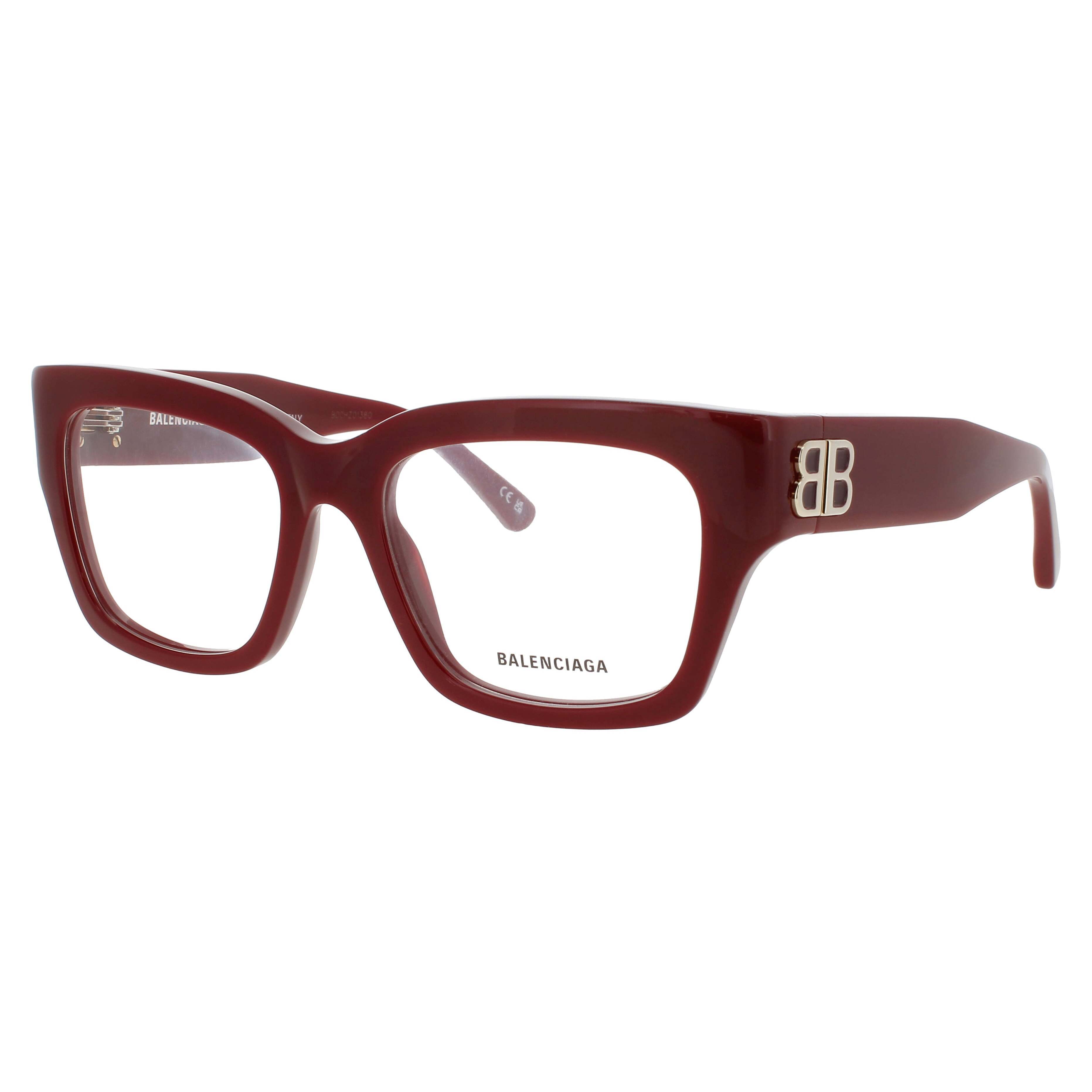 Balenciaga Bb0325o Eyeglasses Burgundy Acetate